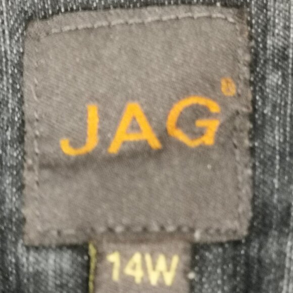 36x30 14W Flare Denim Trousers EUC #165 - Picture 6 of 9